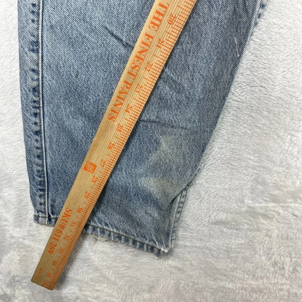 Levi's Strauss Signature 545 Loose Fit Jeans Men's Blue Denim Distressed - 35X31